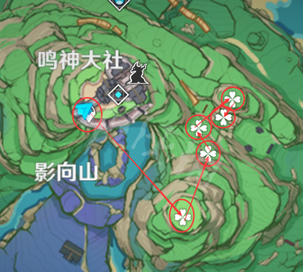 《原神》緋櫻繡球位置路線分享 緋櫻繡球哪裡多? 《原神》緋櫻繡球位置路線分享 緋櫻繡球哪裡多?