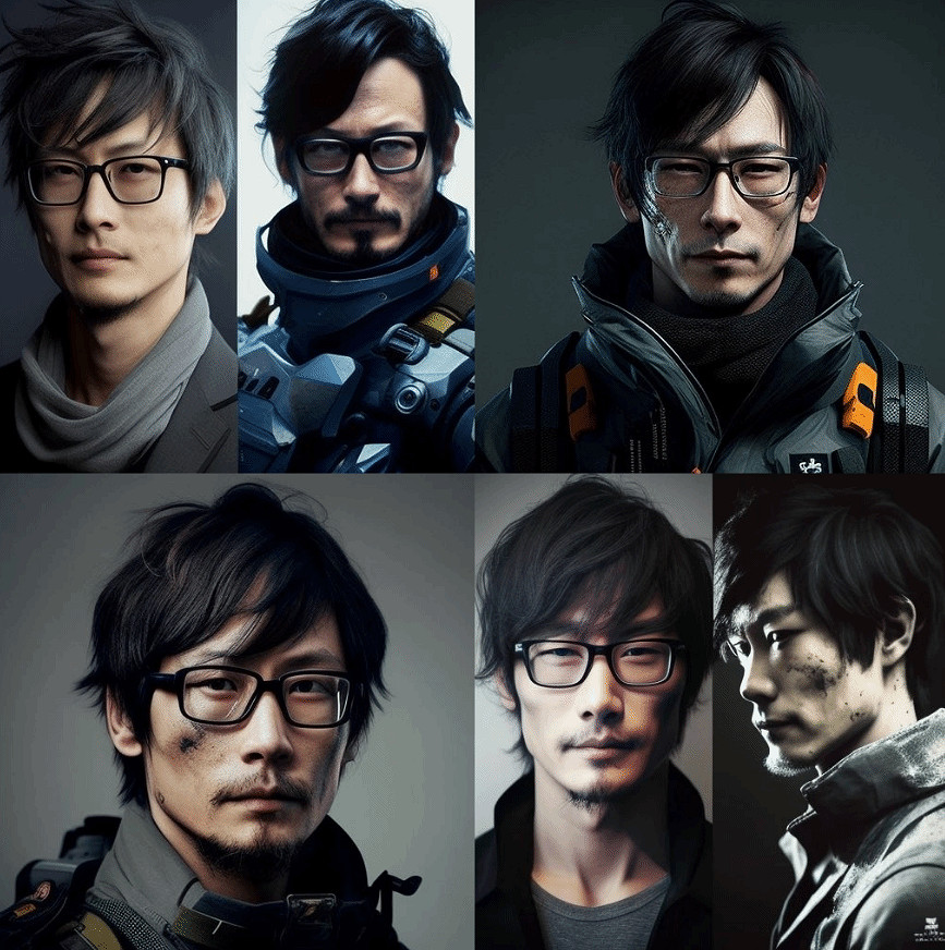 顏值氣質吊打小鮮肉！TGA分享AI繪圖軟體畫的小島秀夫