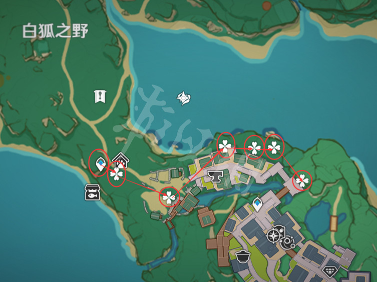 《原神》緋櫻繡球位置路線分享 緋櫻繡球哪裡多? 《原神》緋櫻繡球位置路線分享 緋櫻繡球哪裡多?