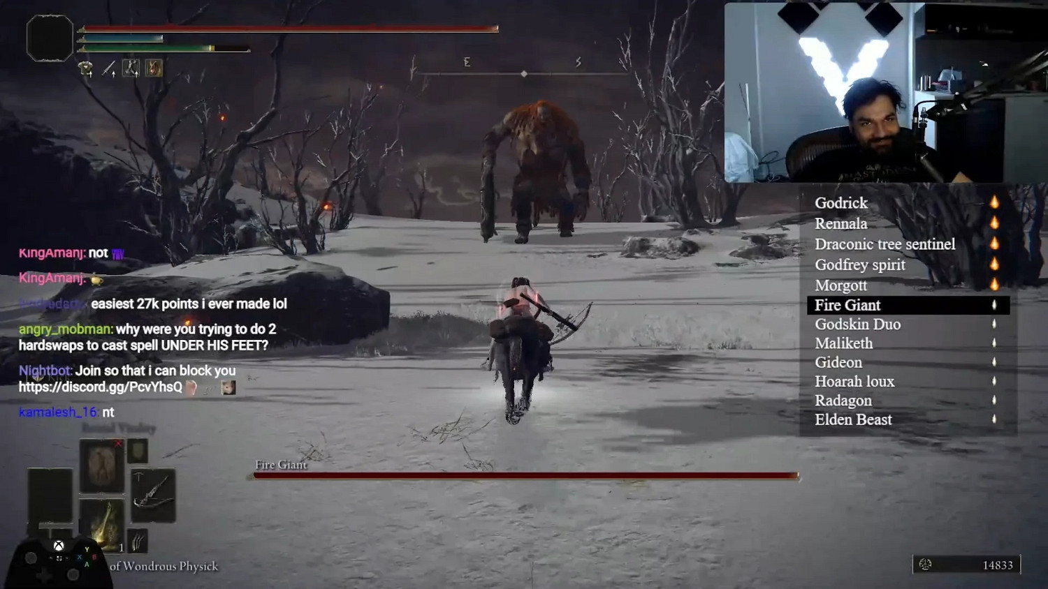 史上最難挑戰！Twitch主播只用踢擊通關《艾爾登法環》