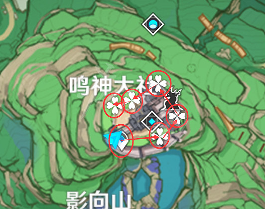 《原神》緋櫻繡球位置路線分享 緋櫻繡球哪裡多? 《原神》緋櫻繡球位置路線分享 緋櫻繡球哪裡多?