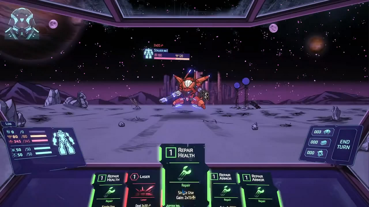 卡牌構築肉鴿遊戲《木星衛星：機甲》將登Switch平台