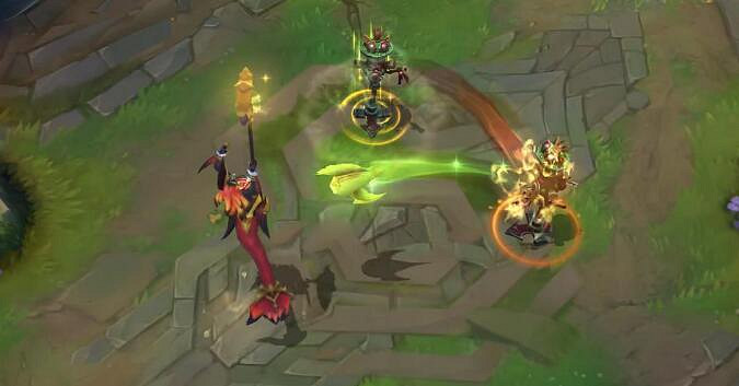 《英雄聯盟手遊》緋金鮫靈娜美皮膚特效 緋金鮫靈娜美皮膚特效展示 《英雄聯盟手遊》緋金鮫靈娜美皮膚特效 緋金鮫靈娜美皮膚特效展示