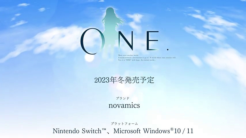 NEXTON 30周年紀念作品《ONE.》2023年冬季發售
