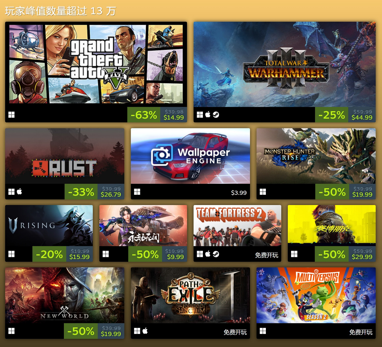 Steam公布2022遊戲排行榜 法環、消光2榮登鉑金級！