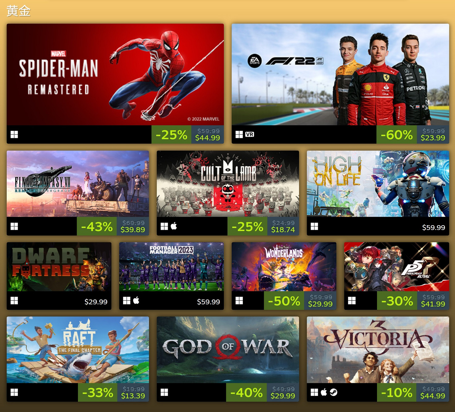 Steam公布2022遊戲排行榜 法環、消光2榮登鉑金級！