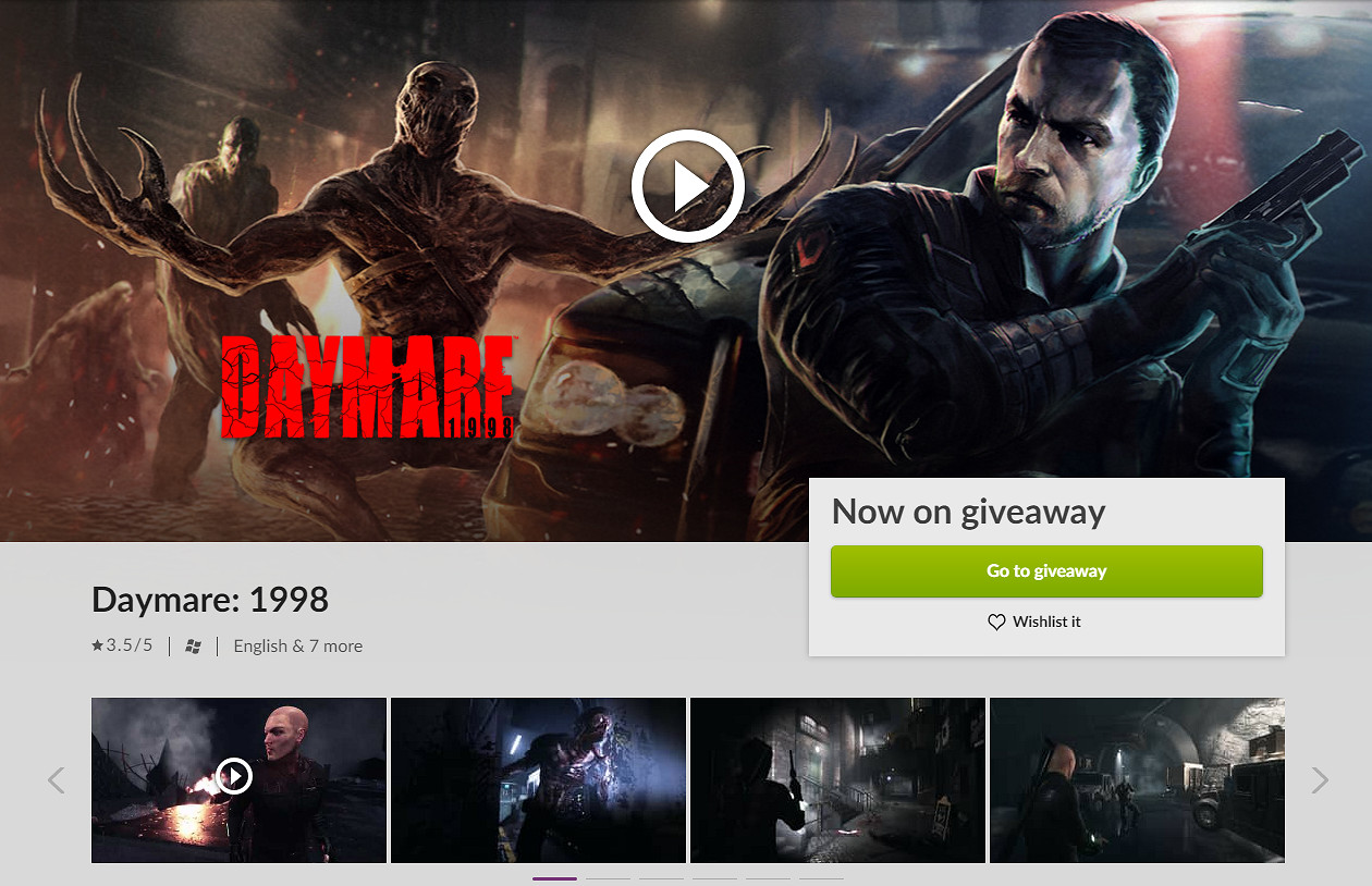 GOG喜加一:生存恐怖射擊遊戲《晝魘1998》免費領! GOG喜加一:生存恐怖射擊遊戲《晝魘1998》免費領!