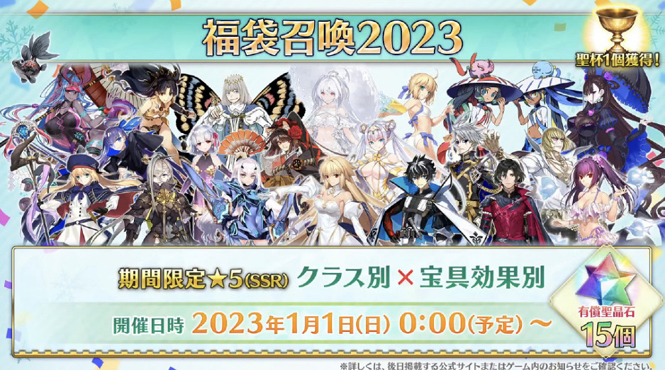 《FGO》日服福袋2023 日服新年福袋機制