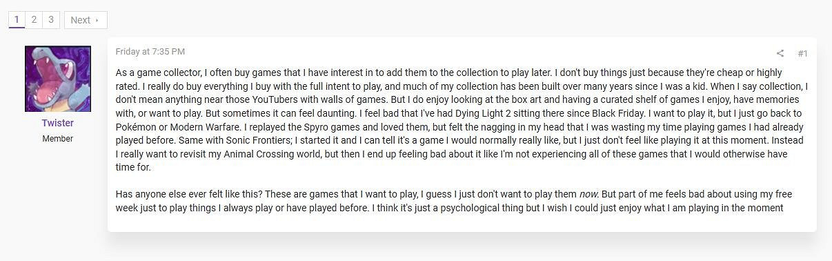 ”強迫自己玩遊戲“引玩家共鳴：要逼著自己體驗完！