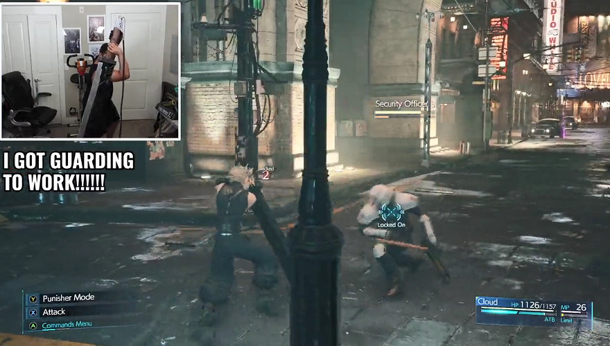 玩家打造FF7克勞德巨劍搖桿玩重製版 最多隻能揮舞2小時 玩家打造FF7克勞德巨劍搖桿玩重製版 最多隻能揮舞2小時