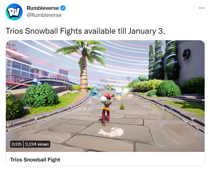 不要錯過!《摔跤城大亂鬥》雪球大戰限時模式將結束 不要錯過!《摔跤城大亂鬥》雪球大戰限時模式將結束