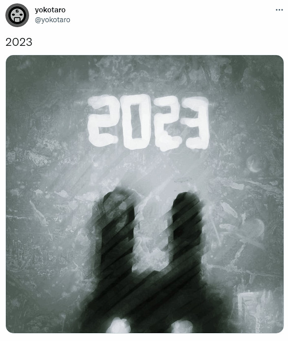 橫尾太郎新年發文：神秘機械兔剪影暗示《尼爾》新作？