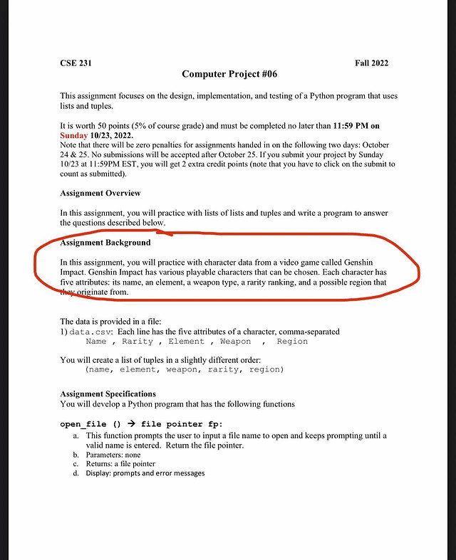 國外大學教授布置《原神》作業：把遊戲中的角色分類