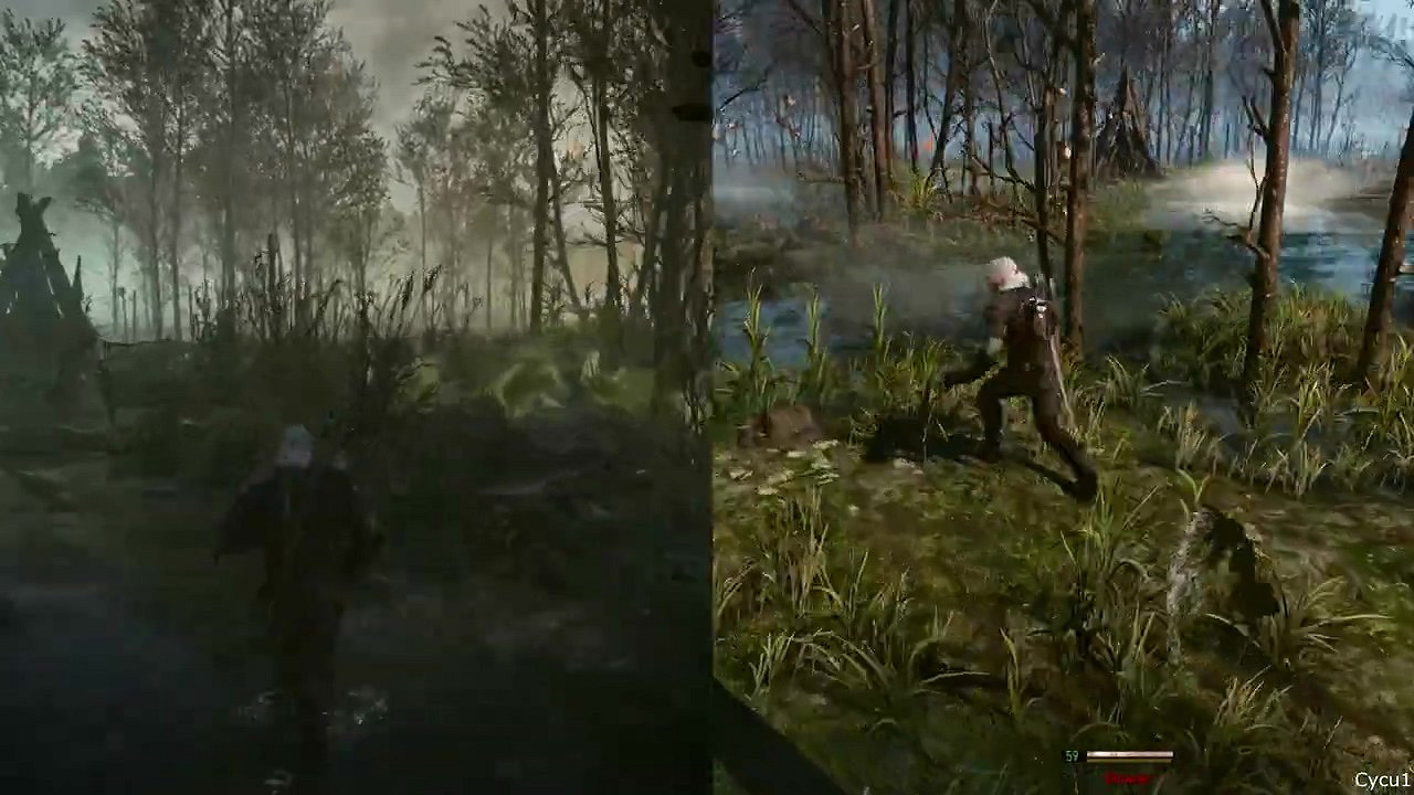 《巫師3》次世代版VS 2014年Demo 畫面提升驚人！