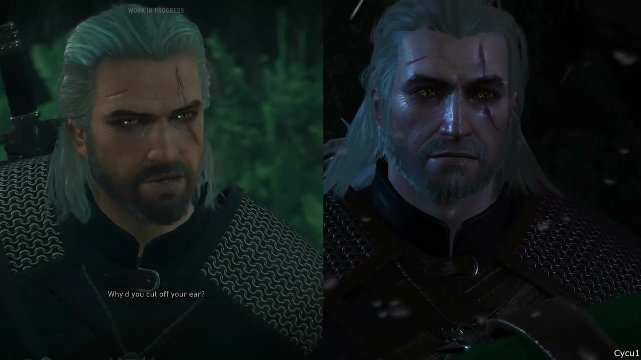 《巫師3》次世代版VS 2014年Demo 畫面提升驚人！