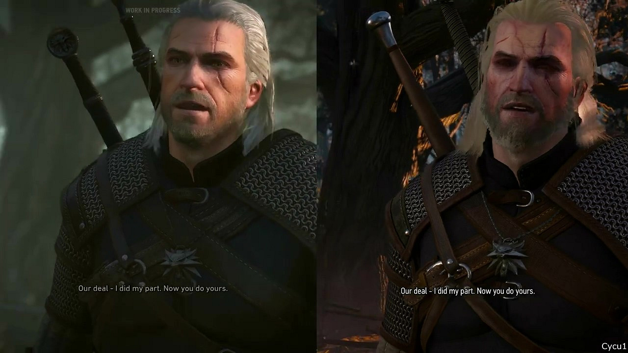 《巫師3》次世代版VS 2014年Demo 畫面提升驚人！