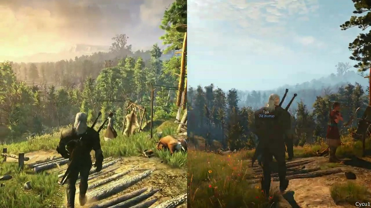 《巫師3》次世代版VS 2014年Demo 畫面提升驚人！