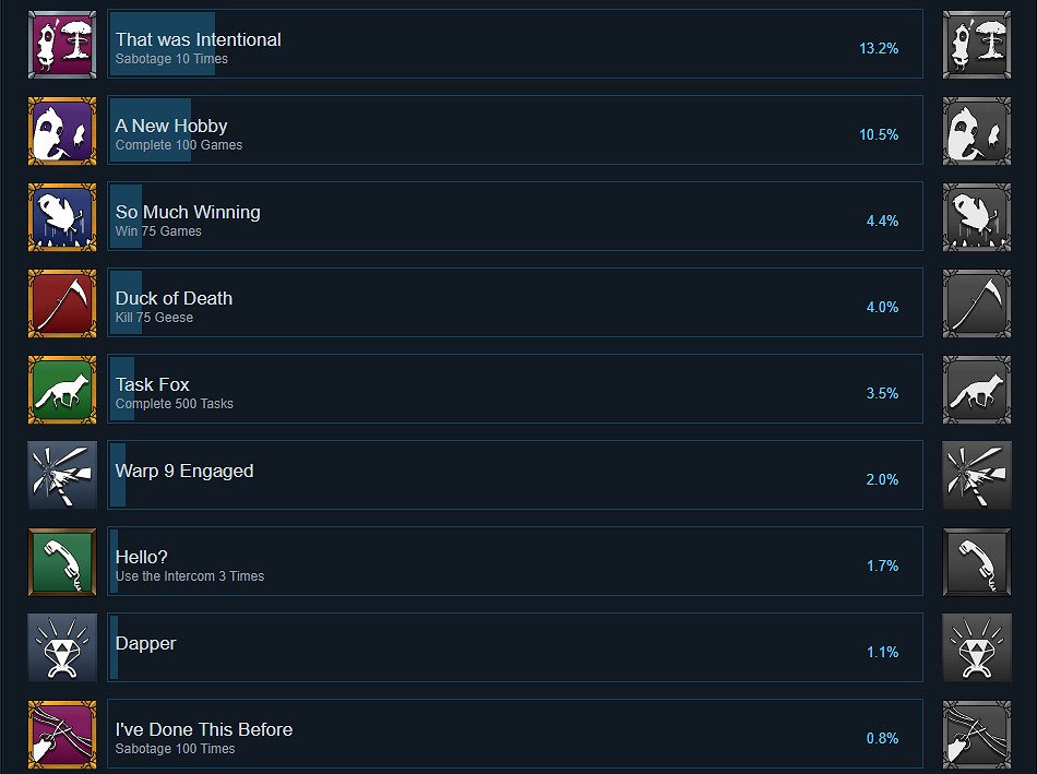 《鵝鴨殺》成就有什麽?遊戲成就獎杯一覽 《鵝鴨殺》成就有什麽?遊戲成就獎杯一覽