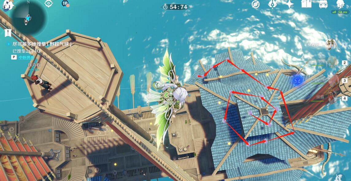 《原神》跨野尋蹤第二關收集路線分享 跨野尋蹤第二天氣球怎麽收集 《原神》跨野尋蹤第二關收集路線分享 跨野尋蹤第二天氣球怎麽收集