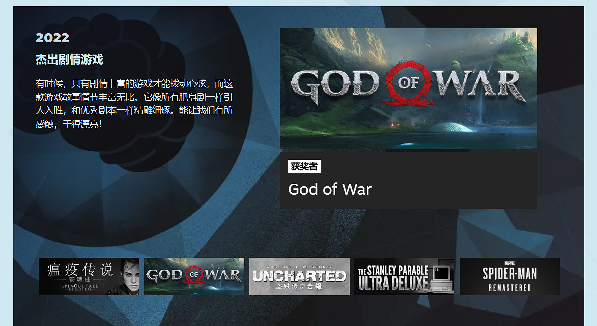 2022年Steam大獎名單揭曉！《艾爾登法環》年度最佳遊戲