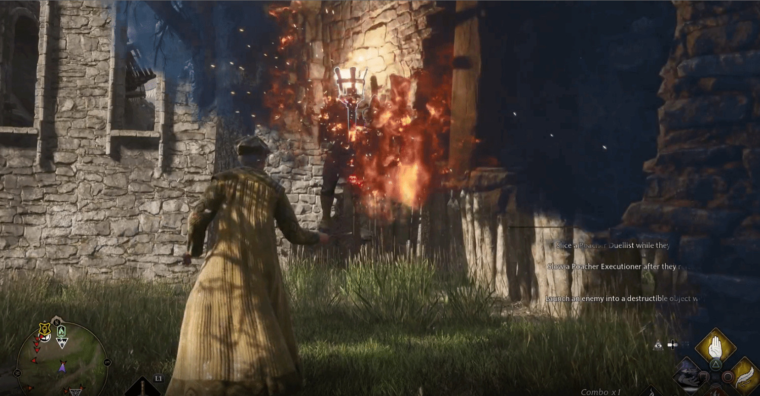 《霍格華茲之遺》曝新展示 魔咒"吼吼燒"威力驚人 《霍格華茲之遺》曝新展示 魔咒"吼吼燒"威力驚人