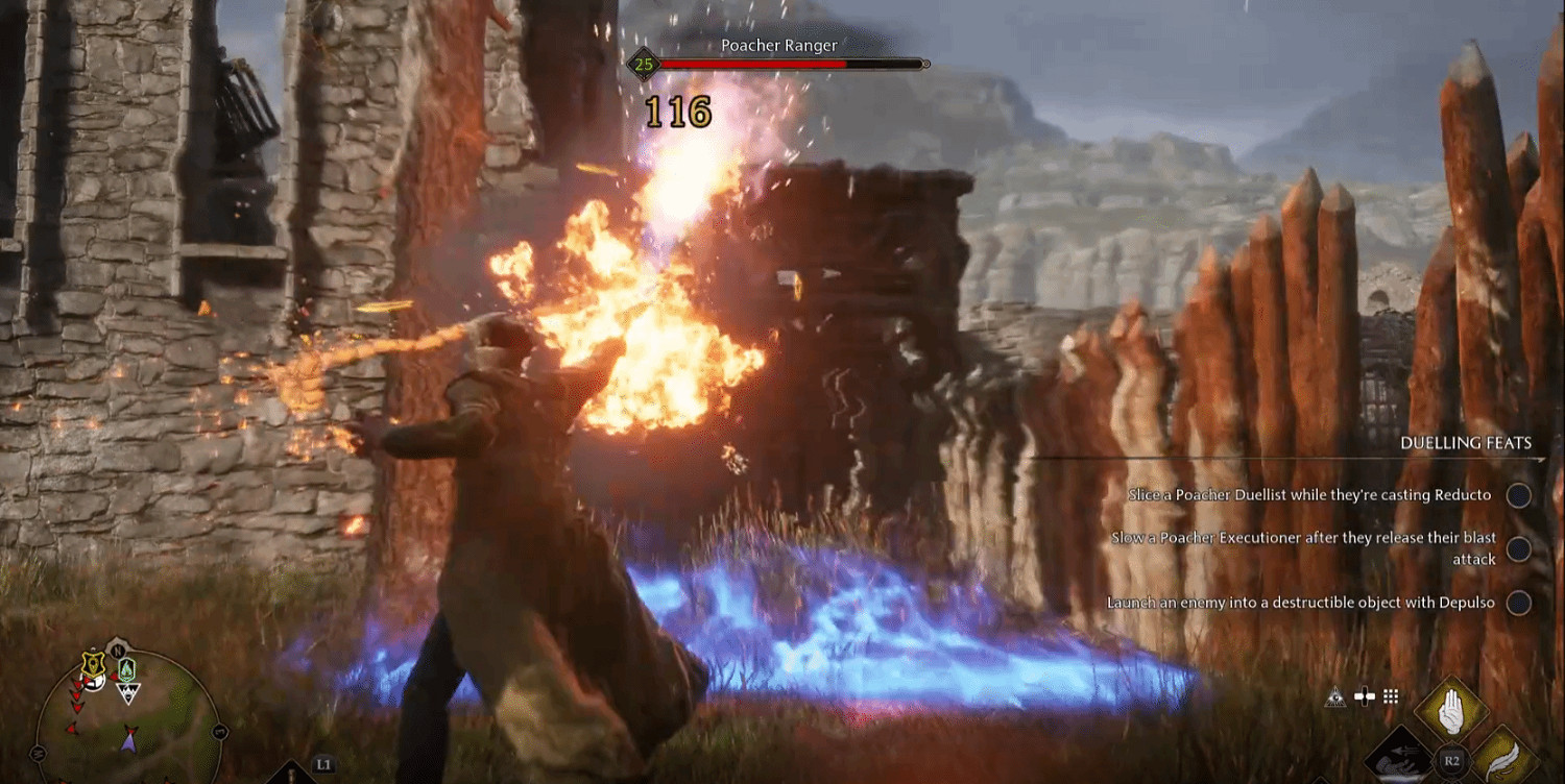 《霍格華茲之遺》曝新展示 魔咒"吼吼燒"威力驚人 《霍格華茲之遺》曝新展示 魔咒"吼吼燒"威力驚人