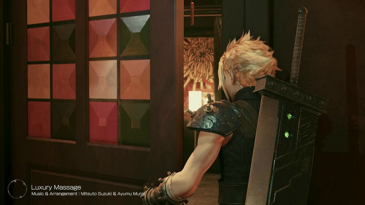 《FF7重製版》曝按摩店片段 美豔藝伎治愈你的疲勞！