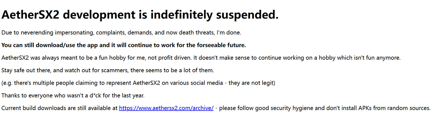 免費PS2模擬器開發者收到死亡威脅！決定停更