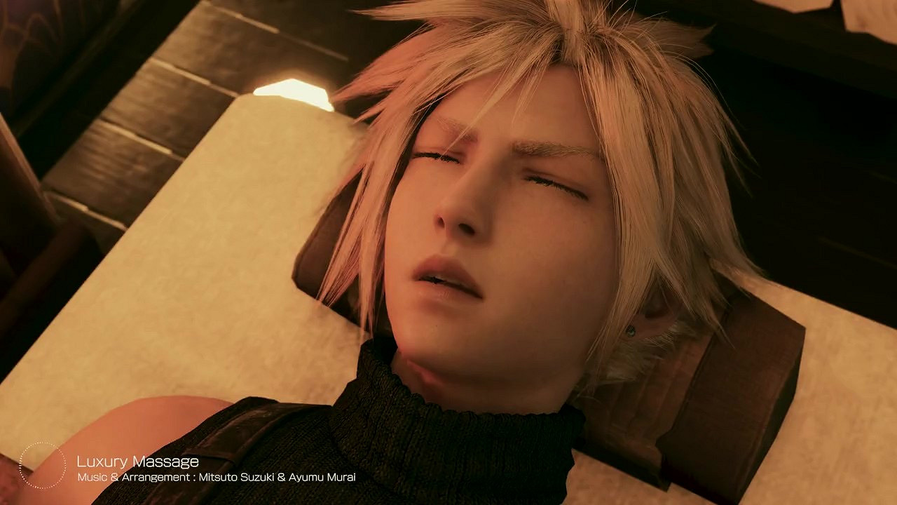 《FF7重製版》曝按摩店片段 美豔藝伎治愈你的疲勞！