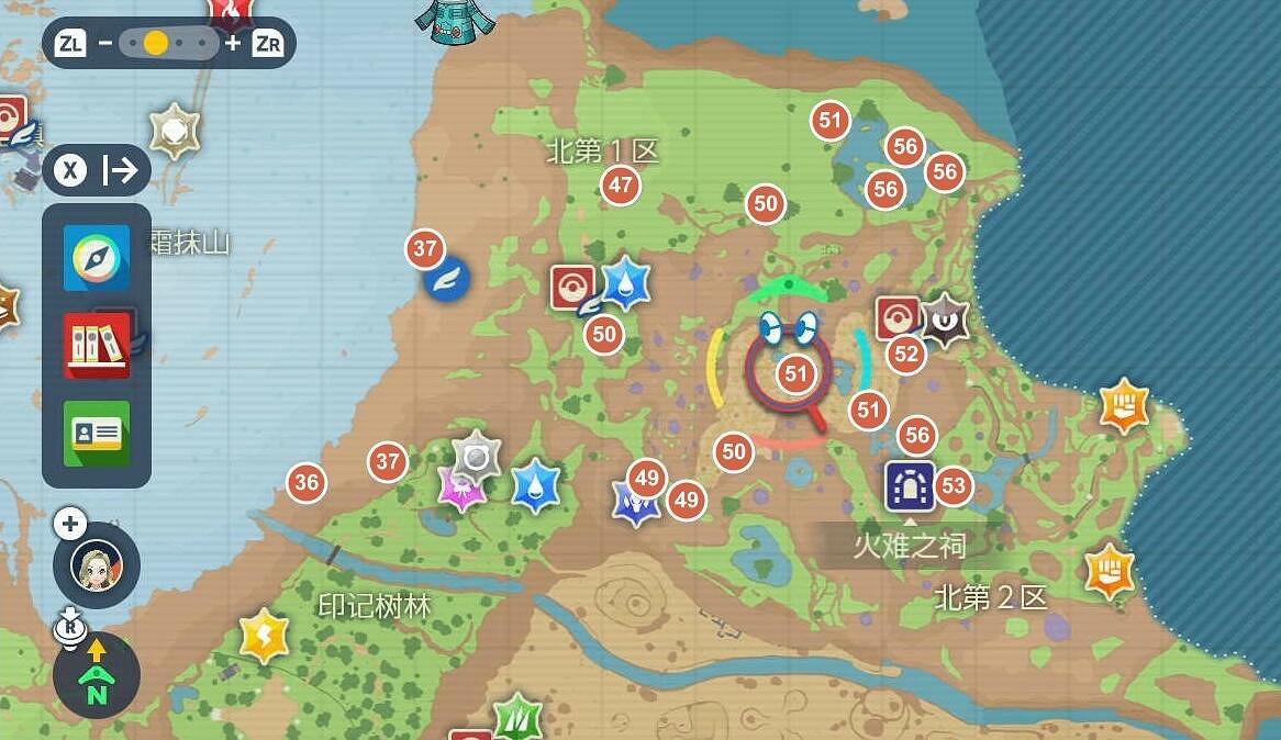 《寶可夢朱紫》訓練家坐標地圖分享 訓練家在哪裡？