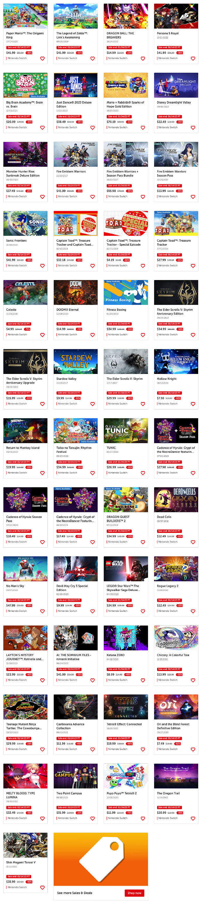 任天堂美服eShop開啟新年折扣 多款大作參與活動 任天堂美服eShop開啟新年折扣 多款大作參與活動