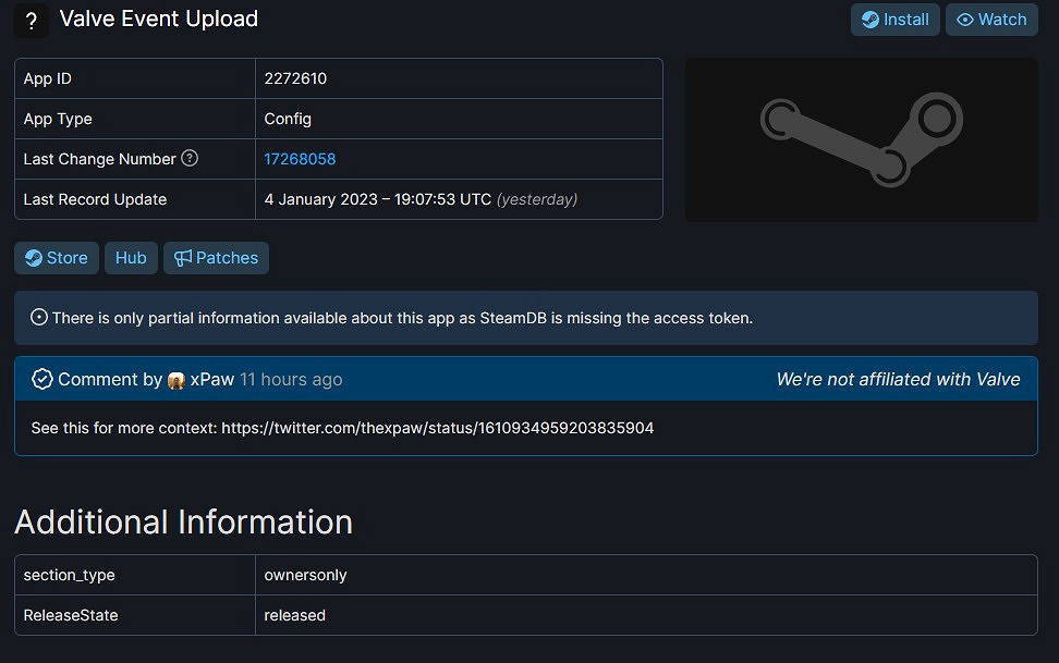 SteamDB驚現Valve神秘新頁面！G胖你終於要數3了？