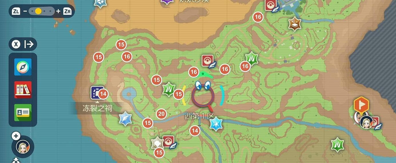 《寶可夢朱紫》訓練家坐標地圖分享 訓練家在哪裡？