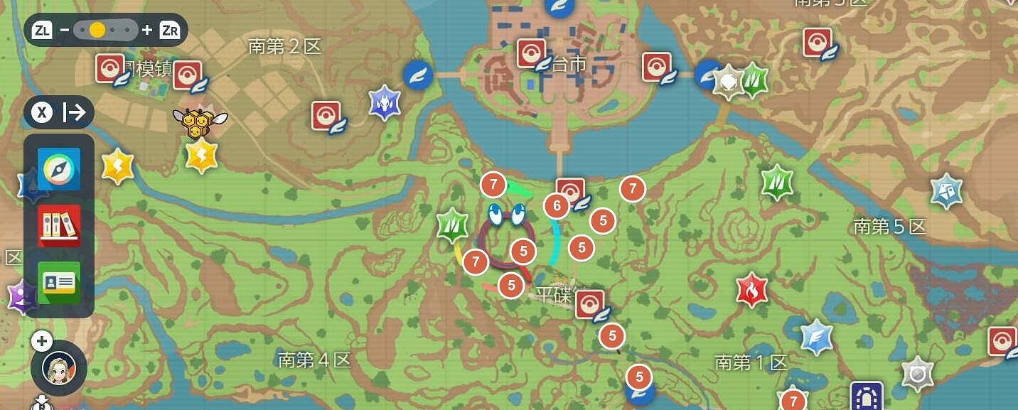 《寶可夢朱紫》訓練家坐標地圖分享 訓練家在哪裡？