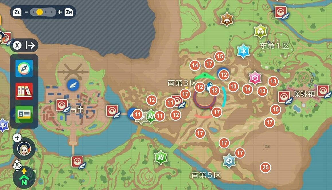 《寶可夢朱紫》訓練家坐標地圖分享 訓練家在哪裡？