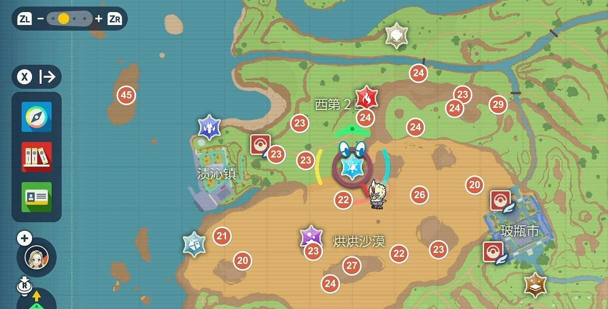 《寶可夢朱紫》訓練家坐標地圖分享 訓練家在哪裡？