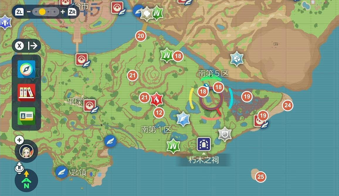 《寶可夢朱紫》訓練家坐標地圖分享 訓練家在哪裡？