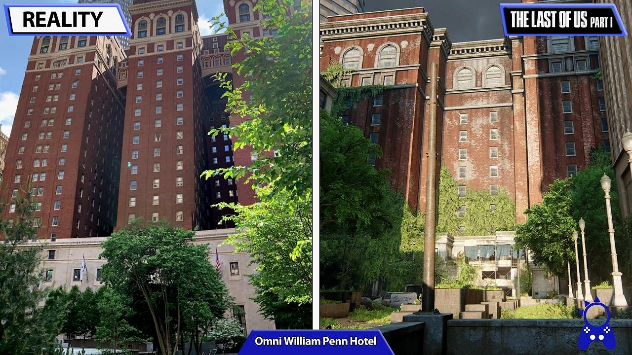 《最後生還者:重製版》遊戲與現實場景對比 還原逼真 《最後生還者:重製版》遊戲與現實場景對比 還原逼真