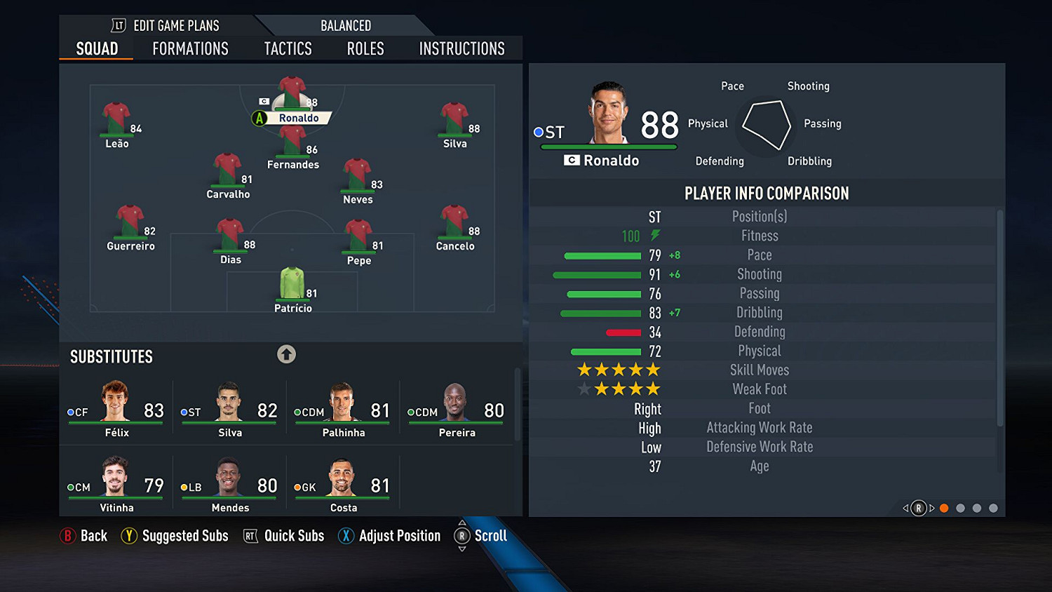 太現實了EA!轉會沙烏地阿拉伯後C羅在《FIFA 23》中評分下降 太現實了EA!轉會沙烏地阿拉伯後C羅在《FIFA 23》中評分下降