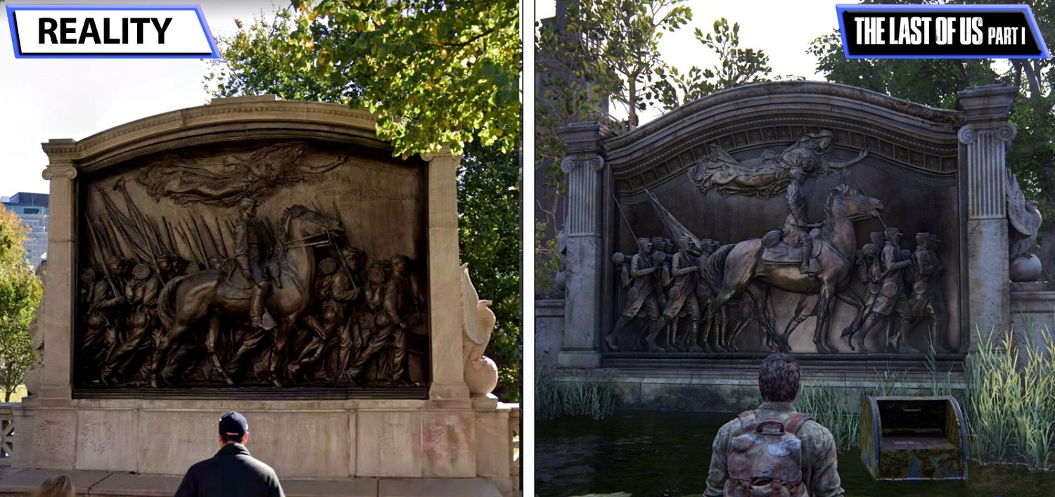 《最後生還者:重製版》遊戲與現實場景對比 還原逼真 《最後生還者:重製版》遊戲與現實場景對比 還原逼真