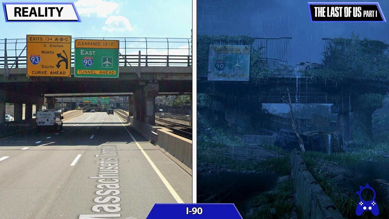 《最後生還者:重製版》遊戲與現實場景對比 還原逼真 《最後生還者:重製版》遊戲與現實場景對比 還原逼真