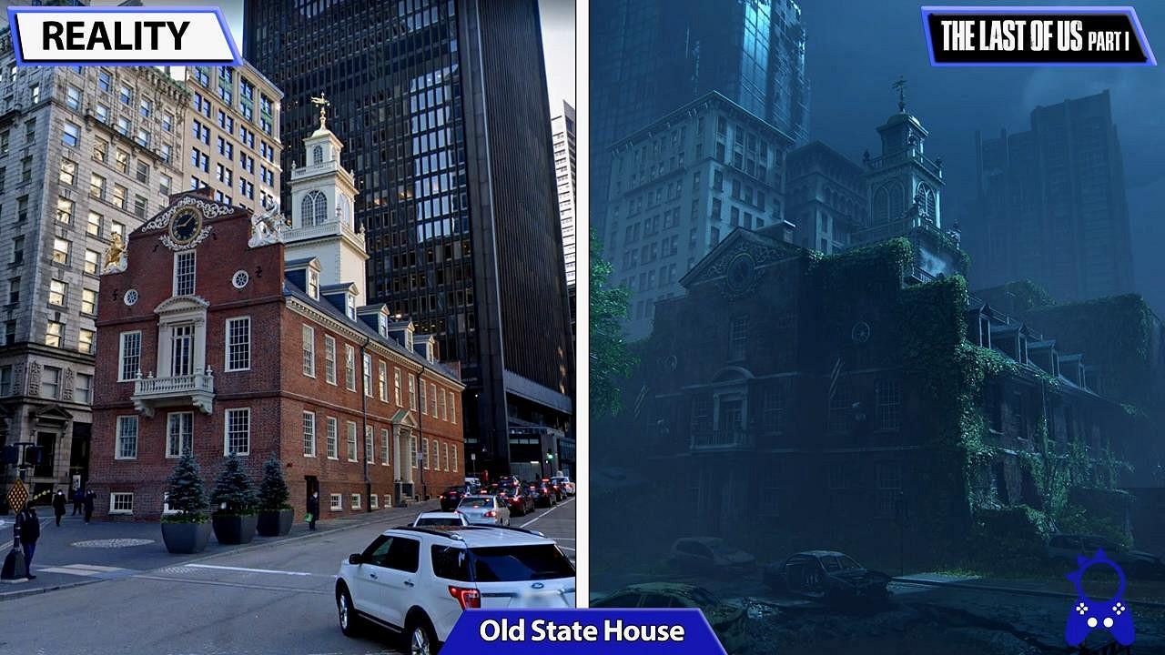 《最後生還者:重製版》遊戲與現實場景對比 還原逼真 《最後生還者:重製版》遊戲與現實場景對比 還原逼真