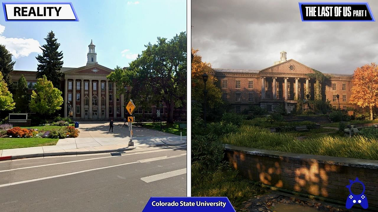 《最後生還者:重製版》遊戲與現實場景對比 還原逼真 《最後生還者:重製版》遊戲與現實場景對比 還原逼真