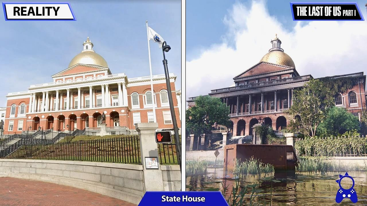 《最後生還者:重製版》遊戲與現實場景對比 還原逼真 《最後生還者:重製版》遊戲與現實場景對比 還原逼真