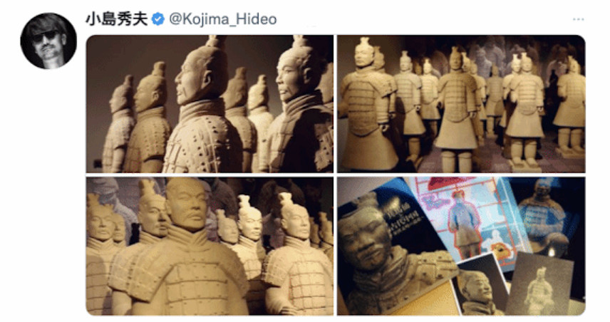 小島秀夫曬出參觀兵馬俑展覽照片！展出種類相當豐富