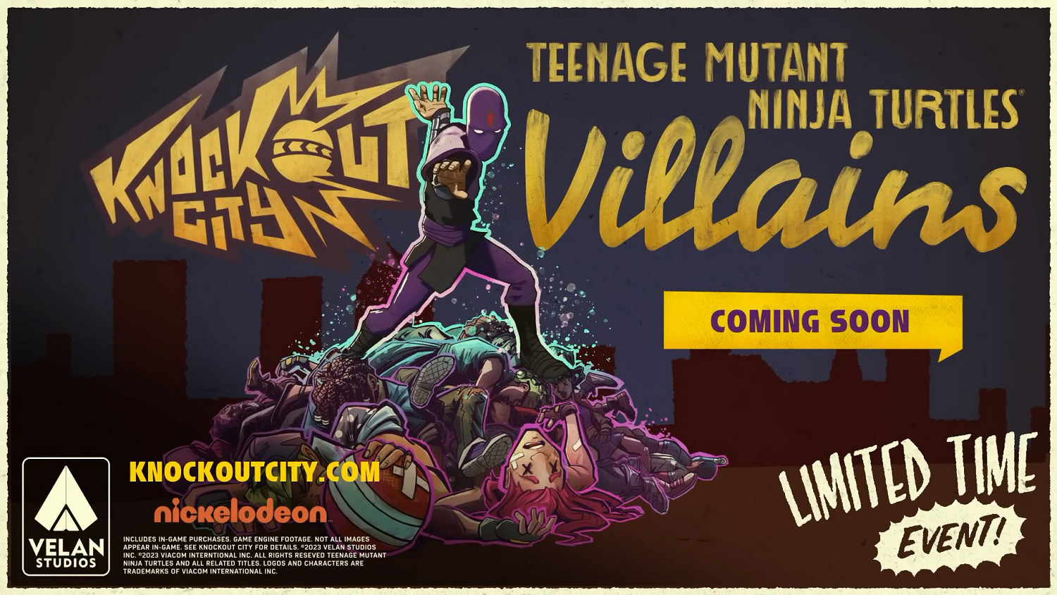 免費競技《球勝大本營》連動《忍者龜》活動將開啟