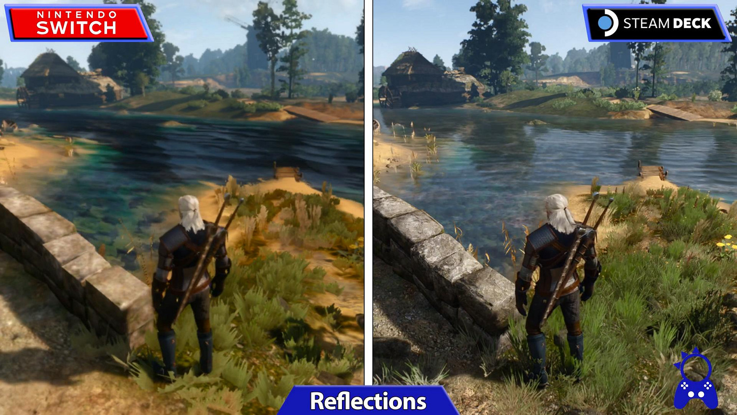 掌機對決!《巫師3》Switch與Steam Deck畫面對比 掌機對決!《巫師3》Switch與Steam Deck畫面對比