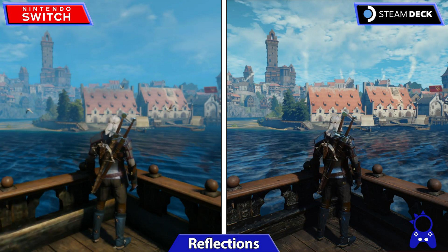掌機對決!《巫師3》Switch與Steam Deck畫面對比 掌機對決!《巫師3》Switch與Steam Deck畫面對比