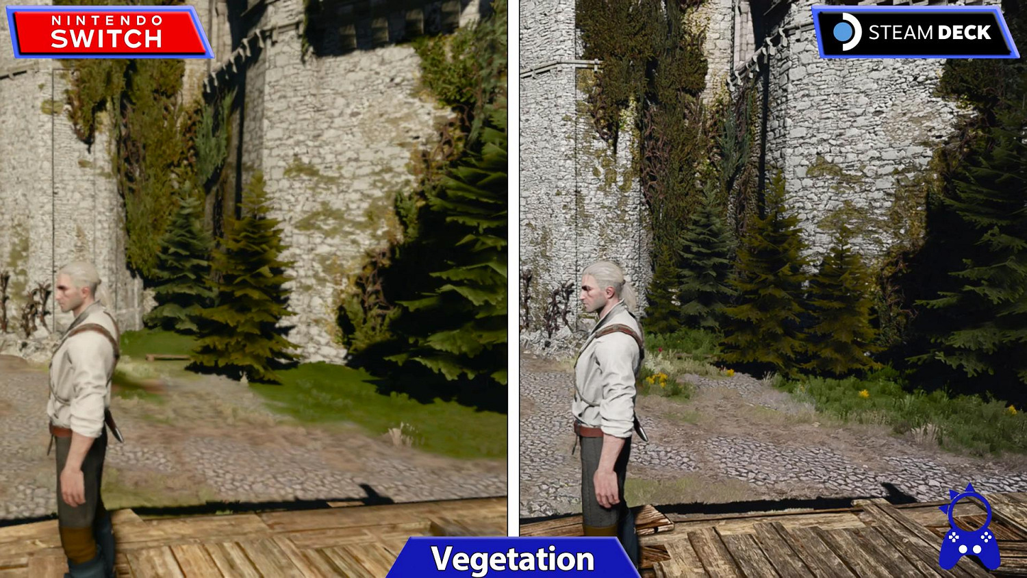 掌機對決!《巫師3》Switch與Steam Deck畫面對比 掌機對決!《巫師3》Switch與Steam Deck畫面對比