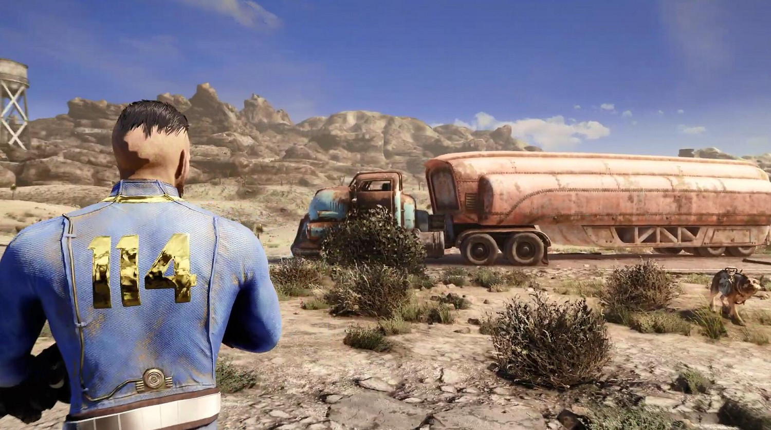 玩家用《輻射4》高清重製《新維加斯》場景 4K展示! 玩家用《輻射4》高清重製《新維加斯》場景 4K展示!